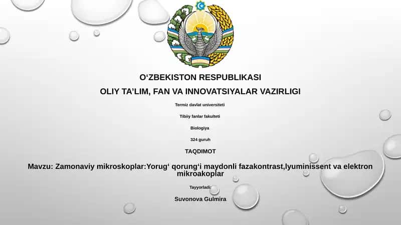 Zamonaviy mikroskoplar