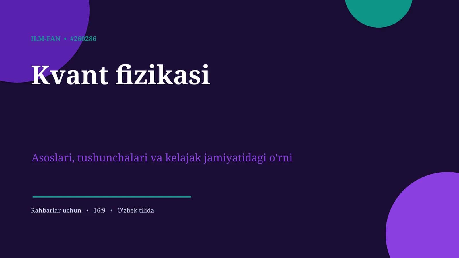 Kvant fizikasi