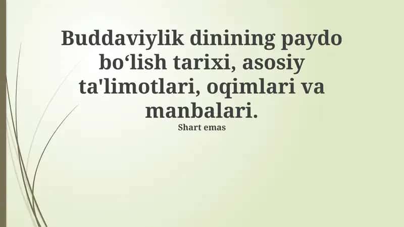 Buddizm maktablari