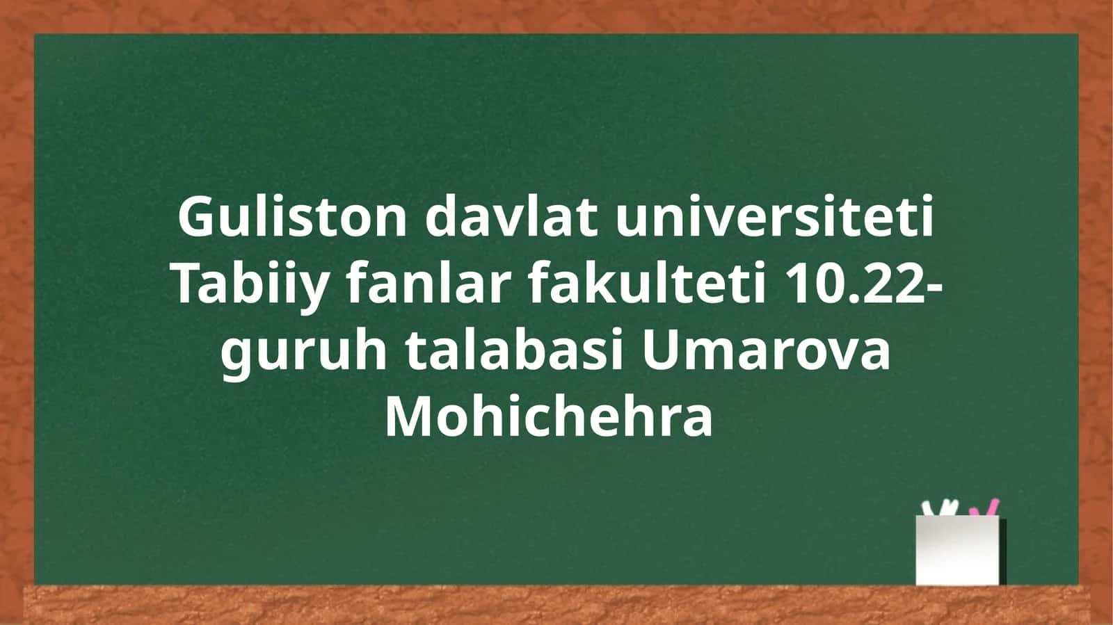 Oʻzbekistonda tashkil qilingan qoʻriqxonalar va ularda koʻpaytiriladigan noyob umurtqali hayvonlarmavzusida
