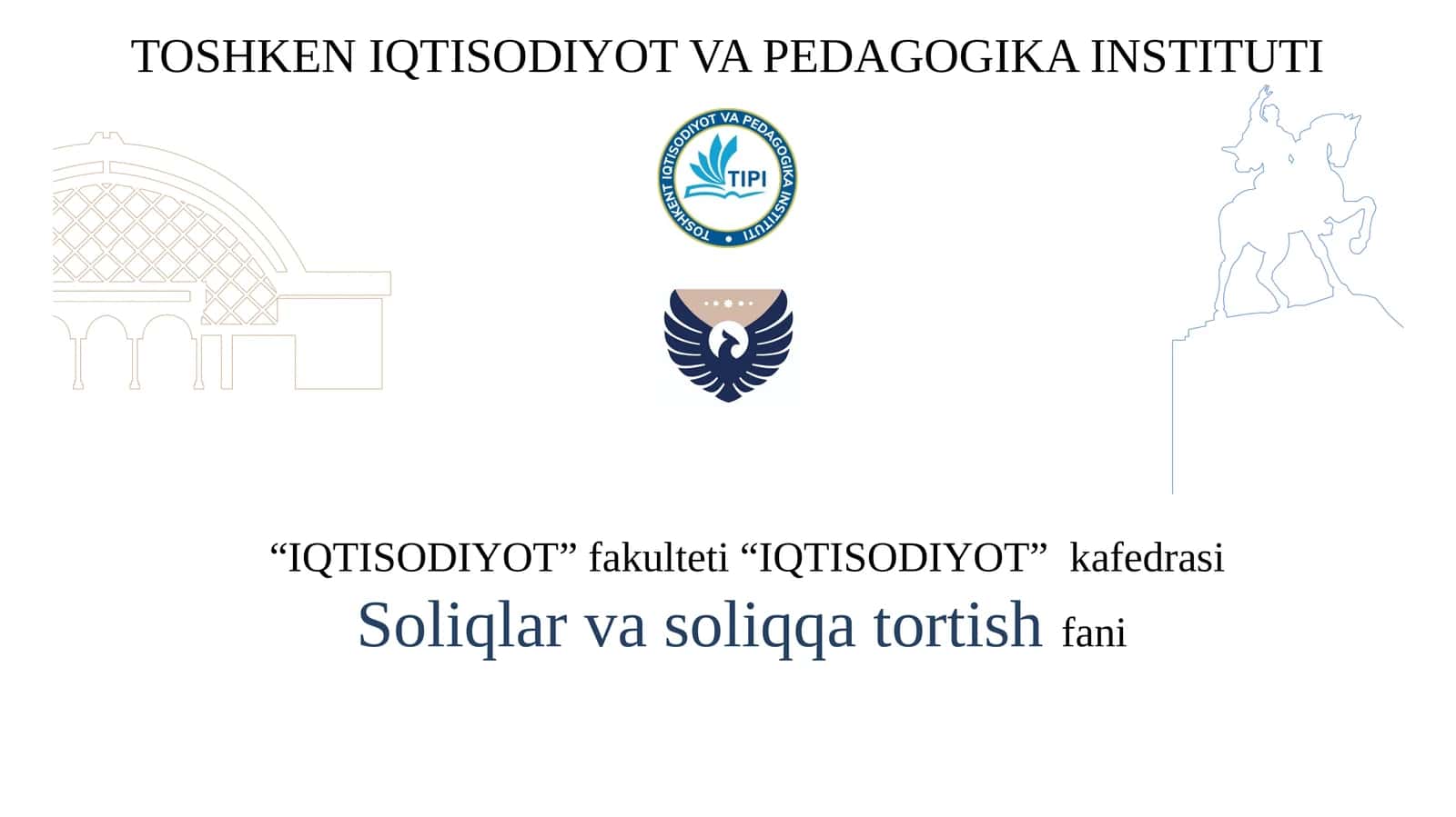 Foyda solig'i. Jismoniy shaxslardan olinadigan daromad solig'i