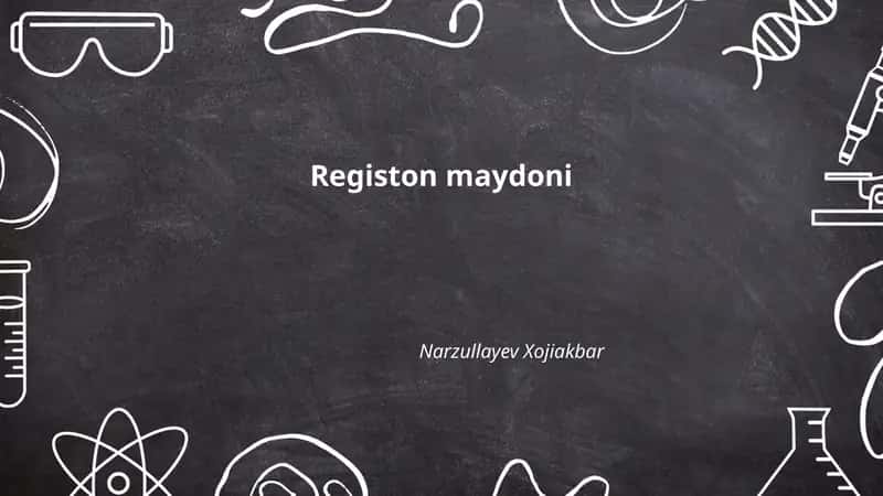 Registon Maydoni