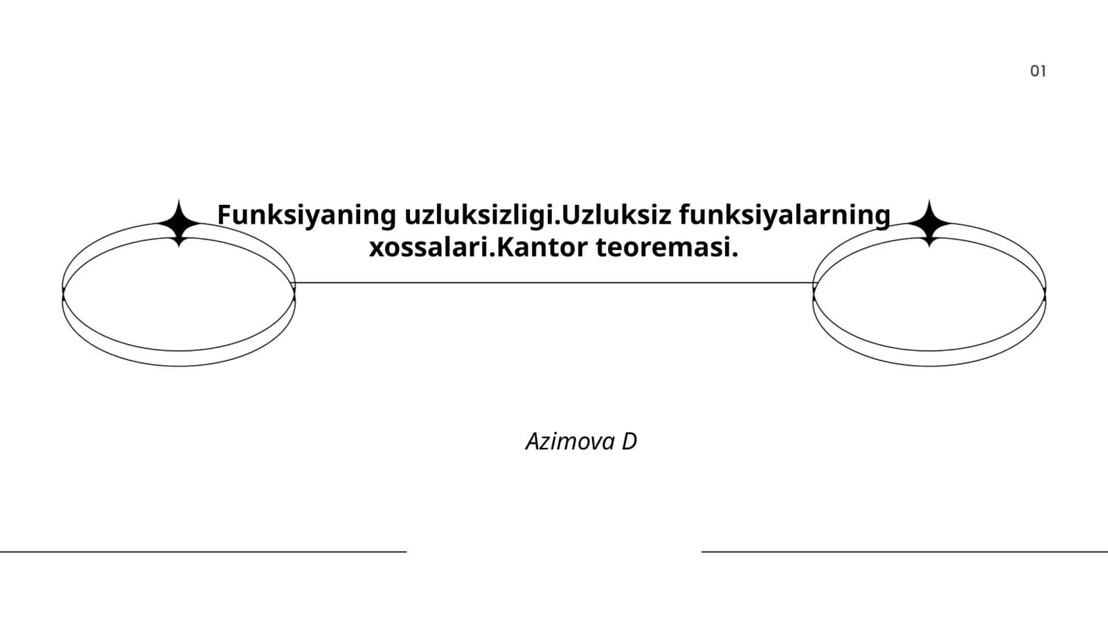 Uzluksiz funksiyaning ta'rifi
