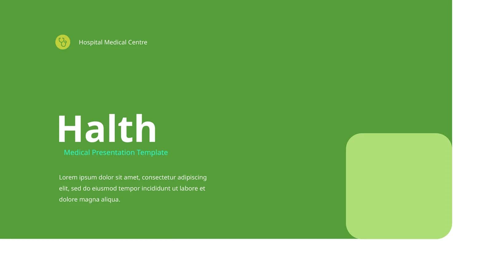 Medical Presentation Template