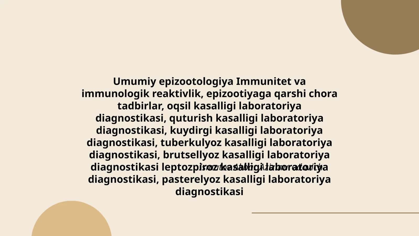 Umumiy epizootologiya