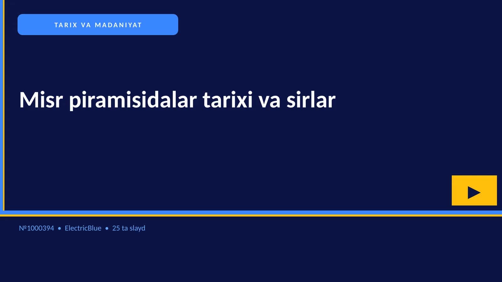 Misr piramisidalar tarixi va sirlar