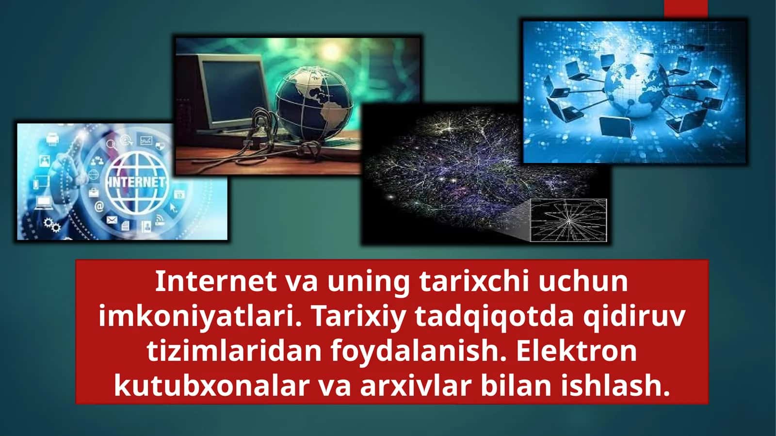 Internet va uni qurish tarixi