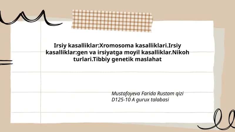 Tibbiy genetik maslahat