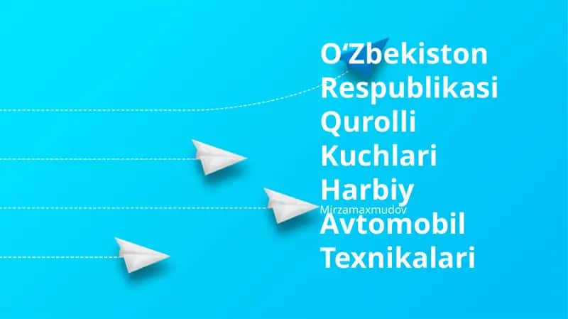 Oʻzbekiston Respublikasi Qurolli Kuchlari Harbiy Avtomobil Texnikalari