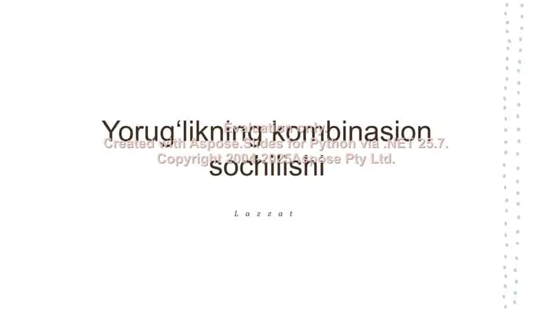 Yorugʻlikning kombinasion sochilishi