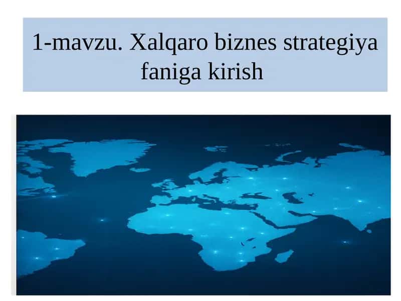 Xalqaro biznes