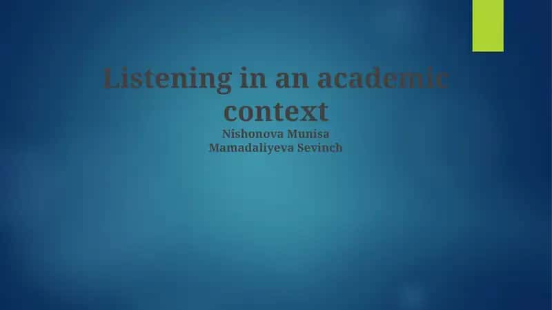 The Power of Active Listening in Academia