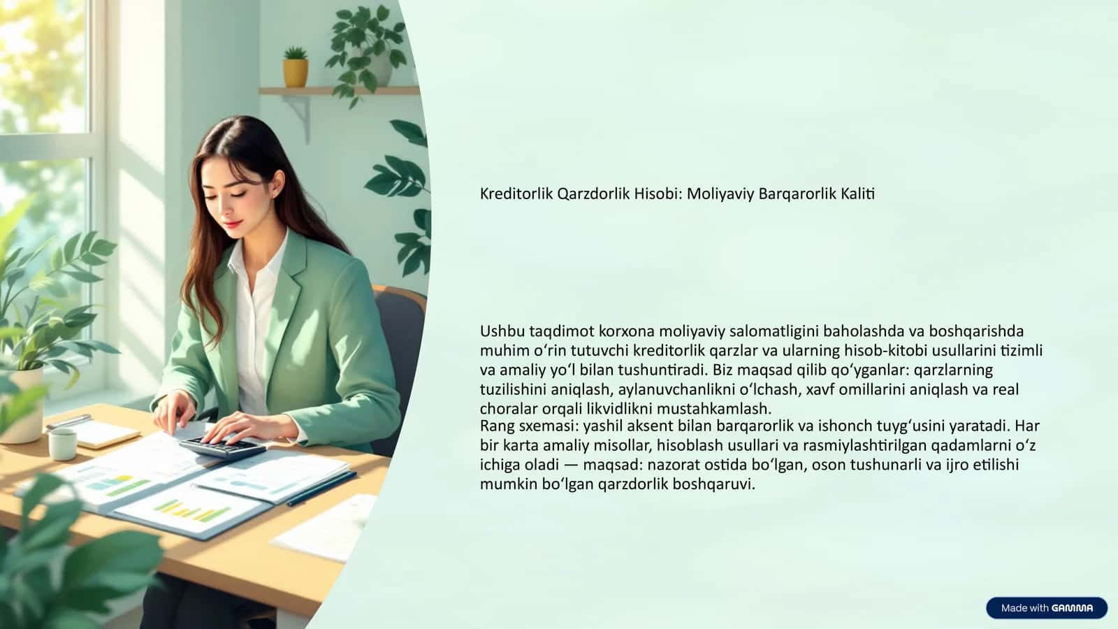 Kreditorlik Qarzdorlik Hisobi: Moliyaviy Barqarorlik Kaliti