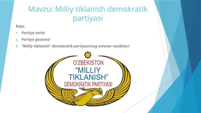 Milliy tiklanish demokratik partiyasi