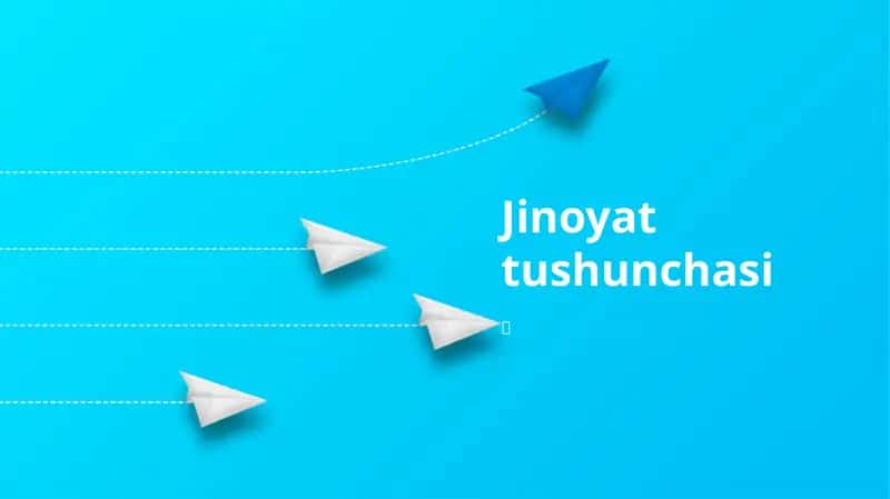 Jinoyat tushunchasi