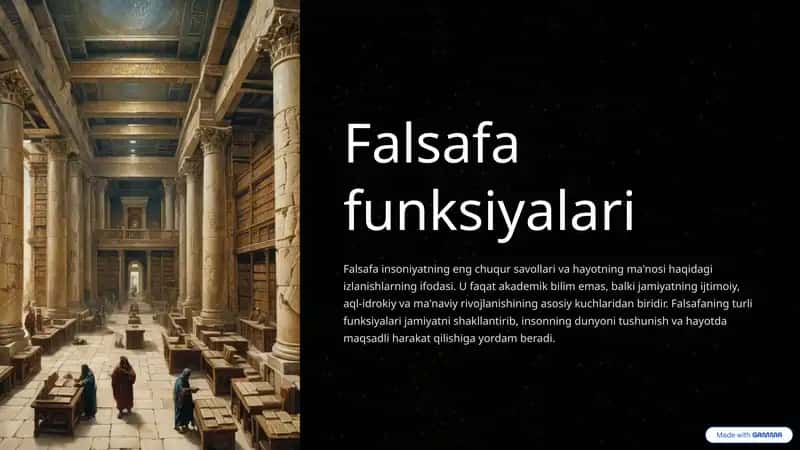 Falsafa funksiyalari
