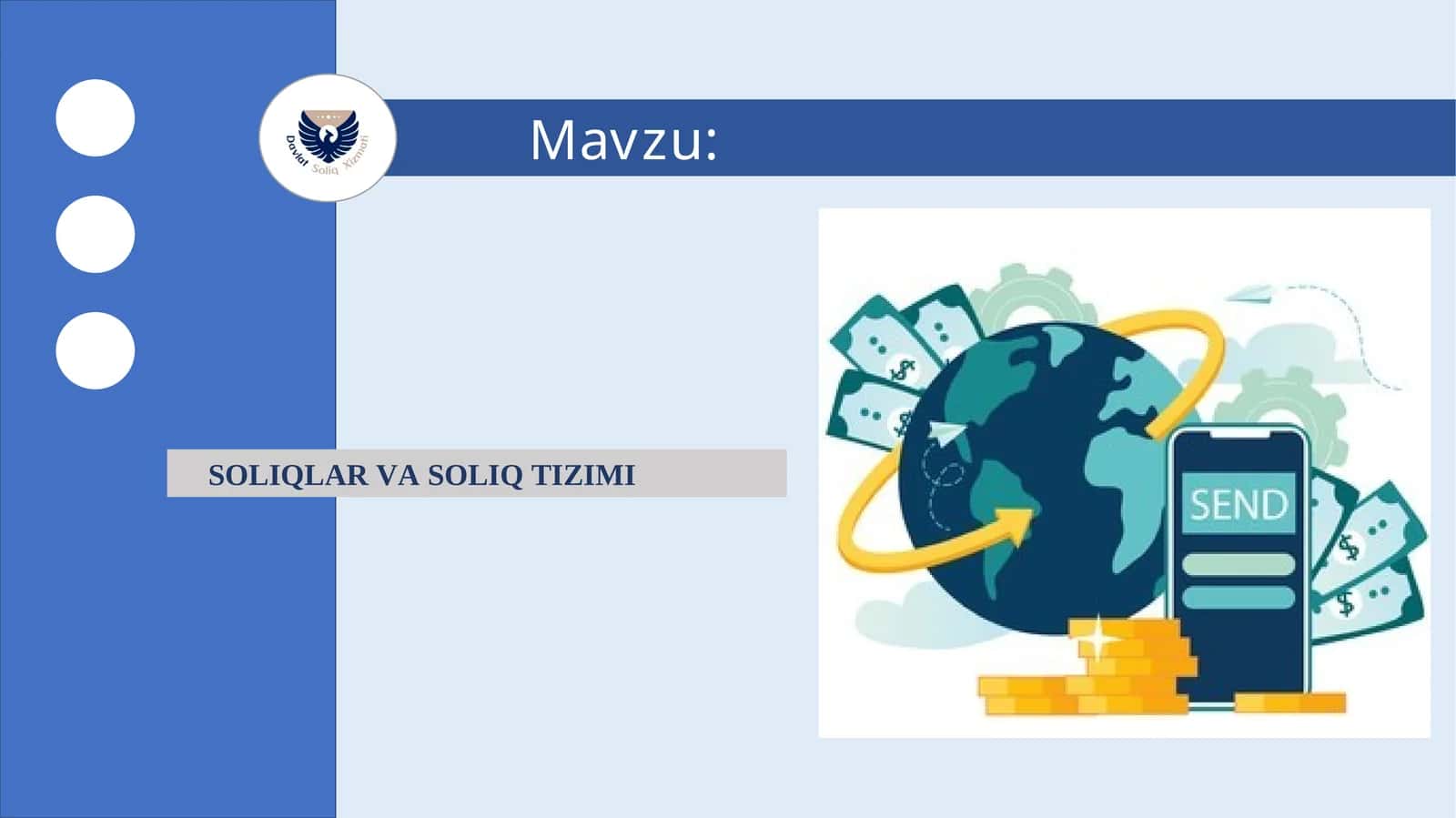 SOLIQLAR VA SOLIQ TIZIMI