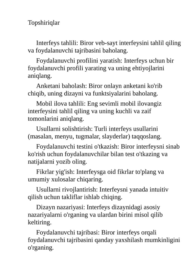 Interfeys tahlili
