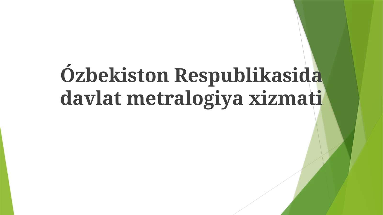 Davlat Metrologiya Xizmati