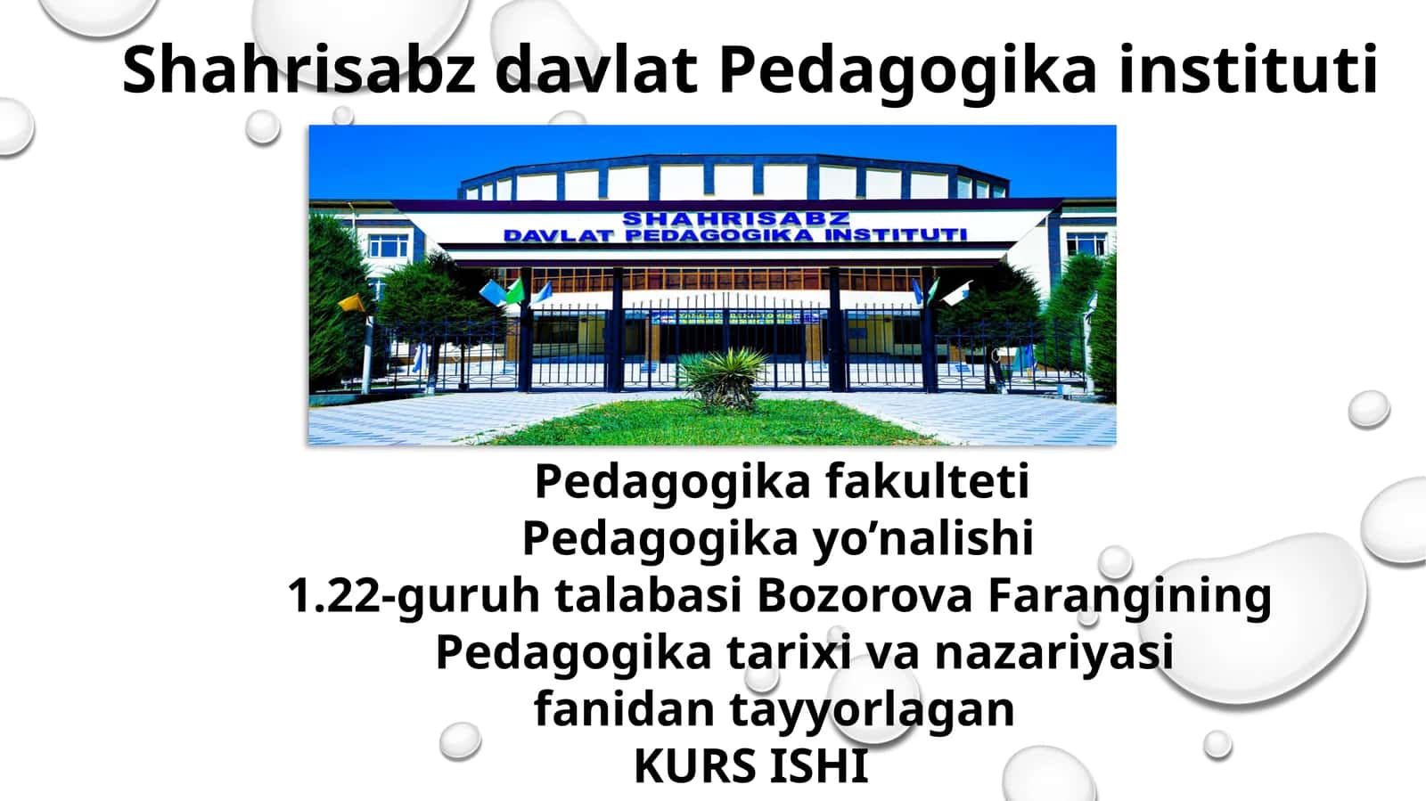 MA’NAVIY-AXLOQIY TARBIYANI SHAKLLANTIRISHDA OILA VA JAMOANING O‘RNI
