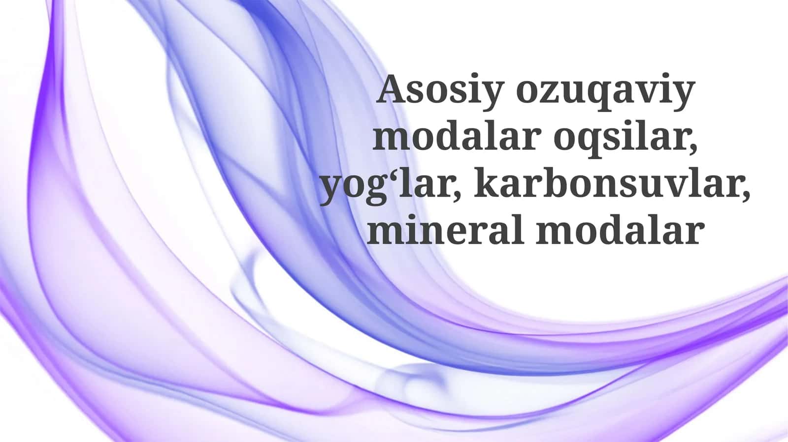 Muvozanatli Ovqatlanish