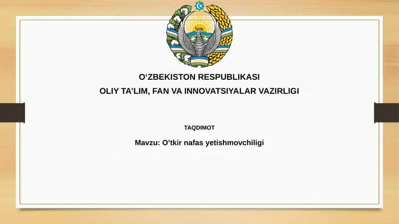 O’tkirnafasyetishmovchiligi