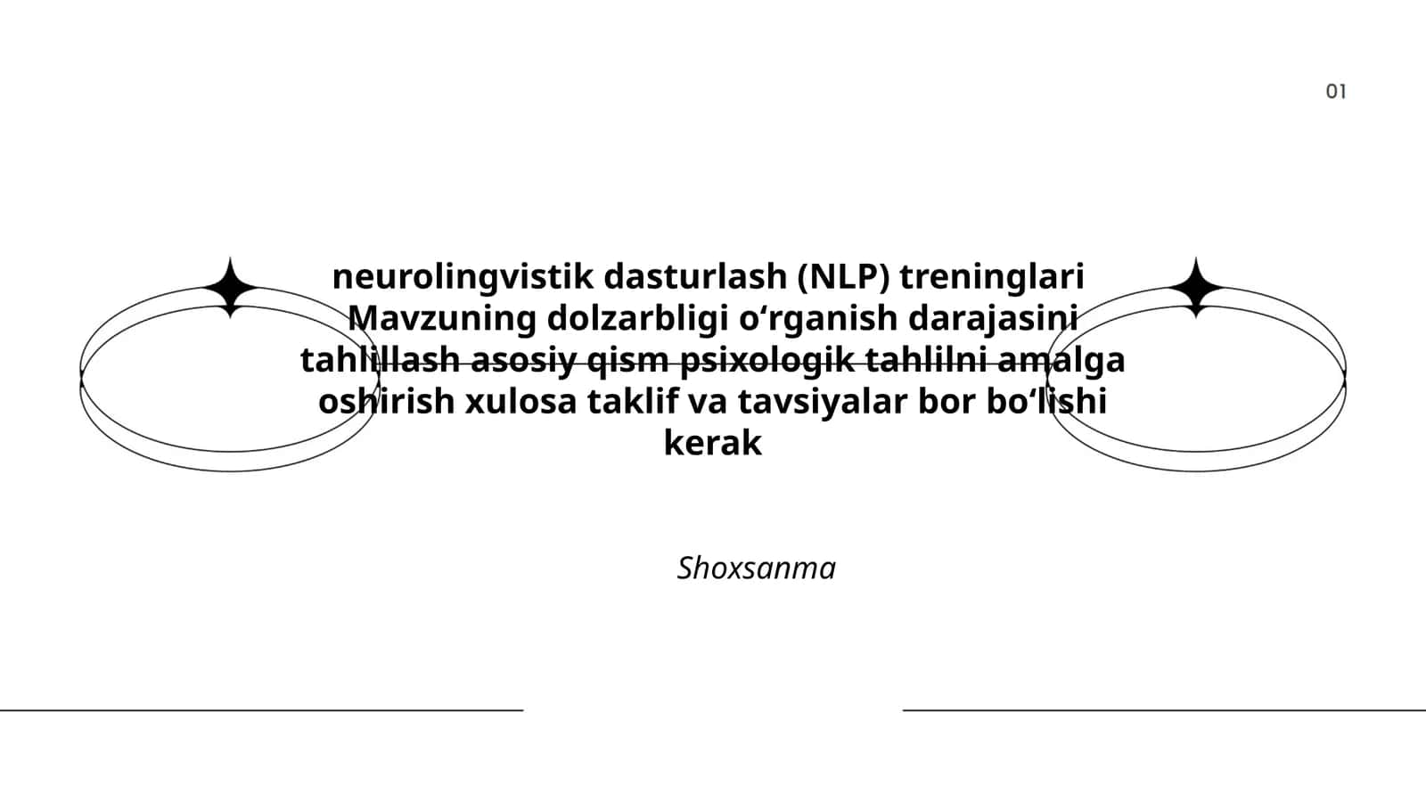 neurolingvistik dasturlash (NLP) treninglari