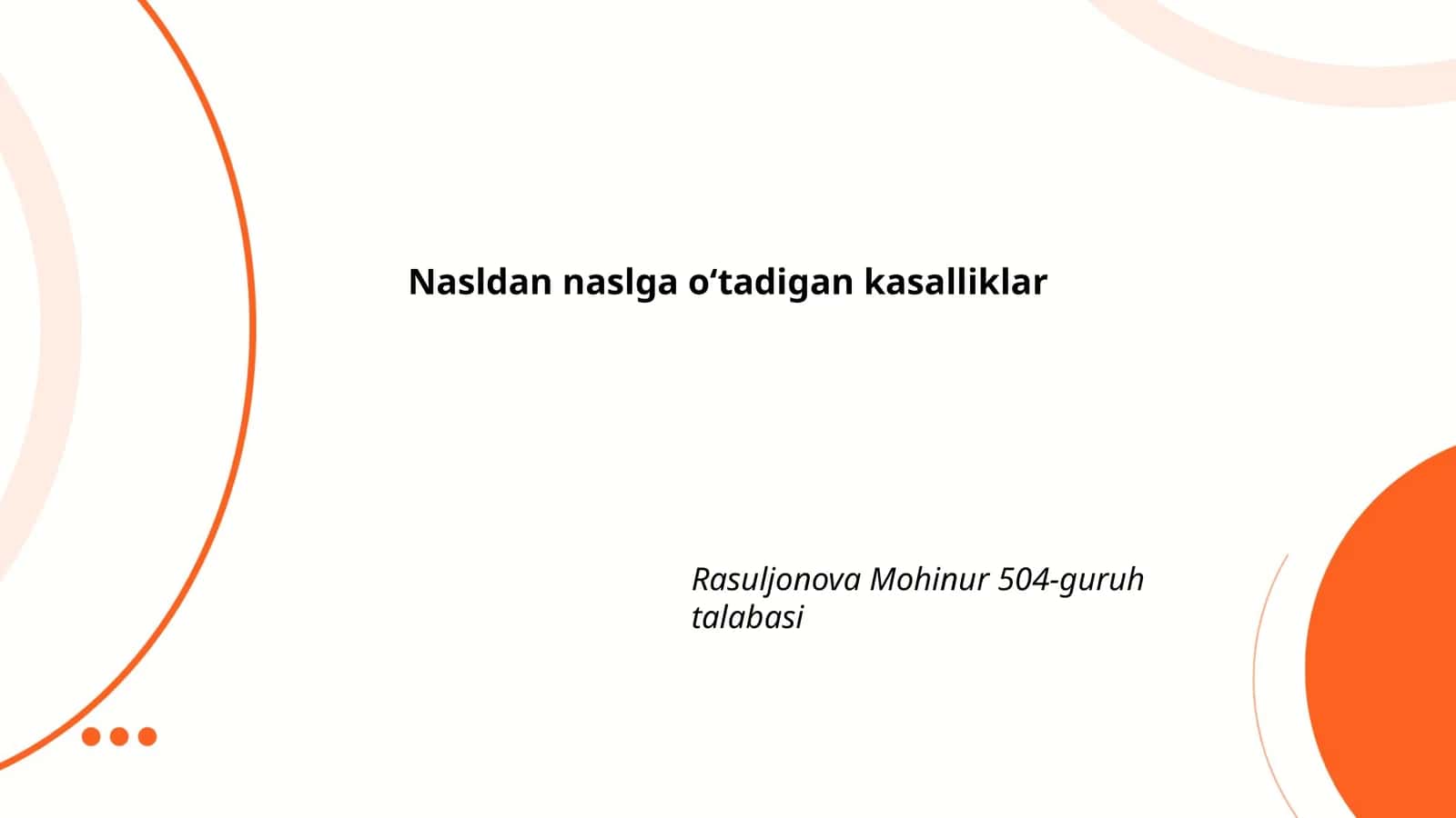 Genetik kasalliklar