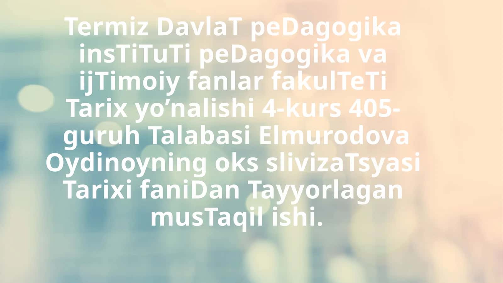 Avesto markaziy osiyoning qadimgi yozma manbasi
