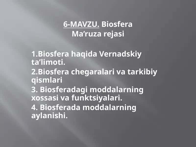 Biosfera