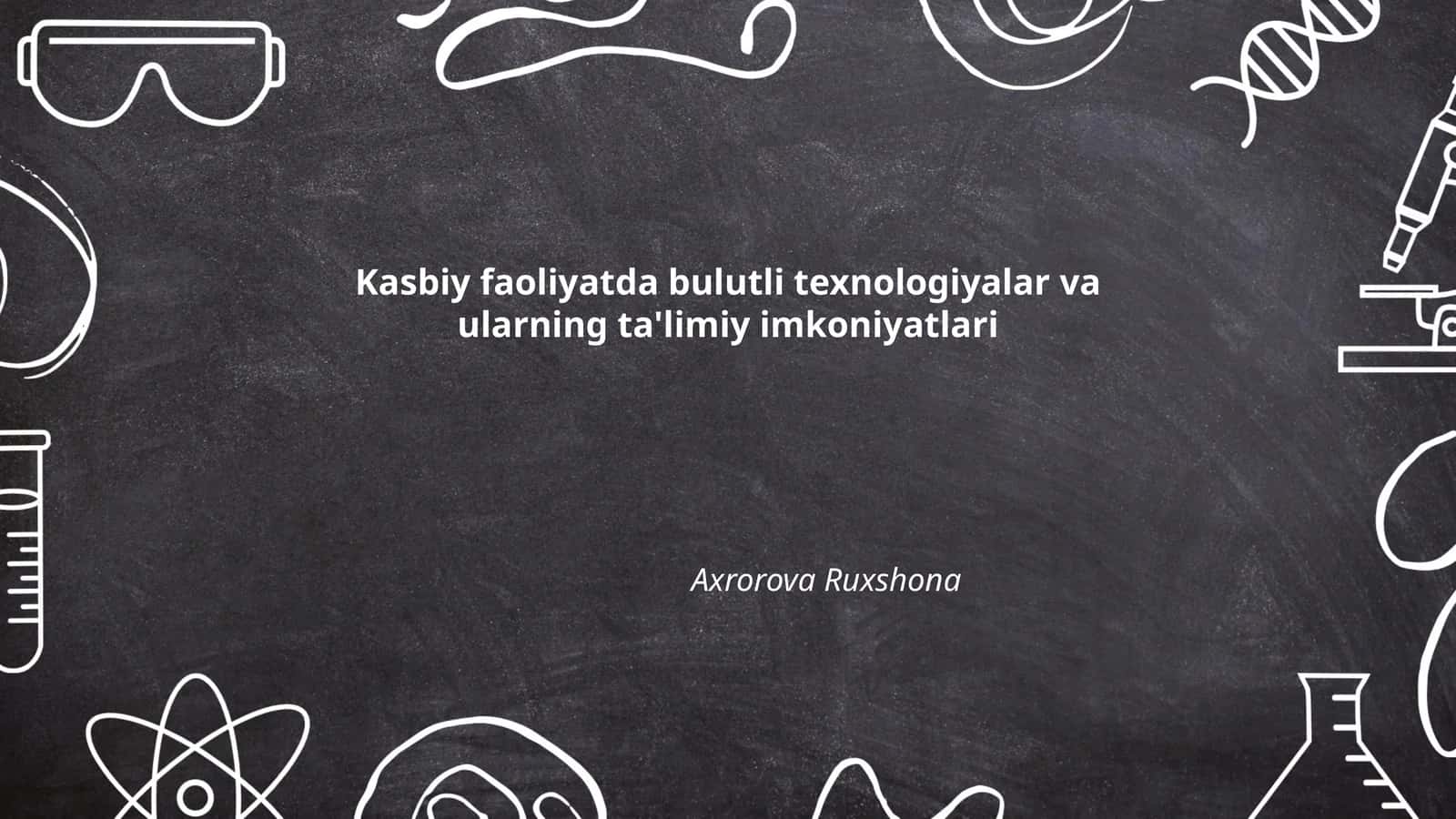 Bulutli texnologiyalar