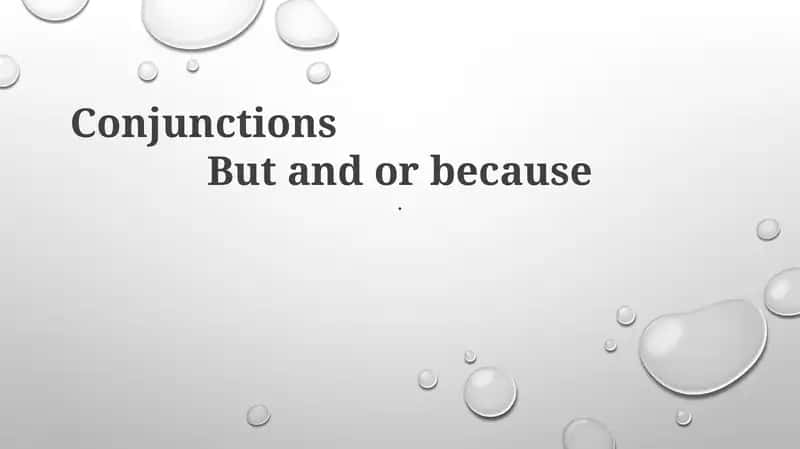 Conjunctions