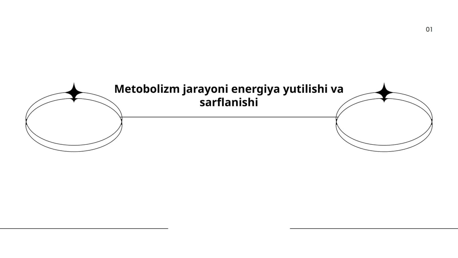 Metobolizm jarayoni energiya yutilishi va sarflanishi