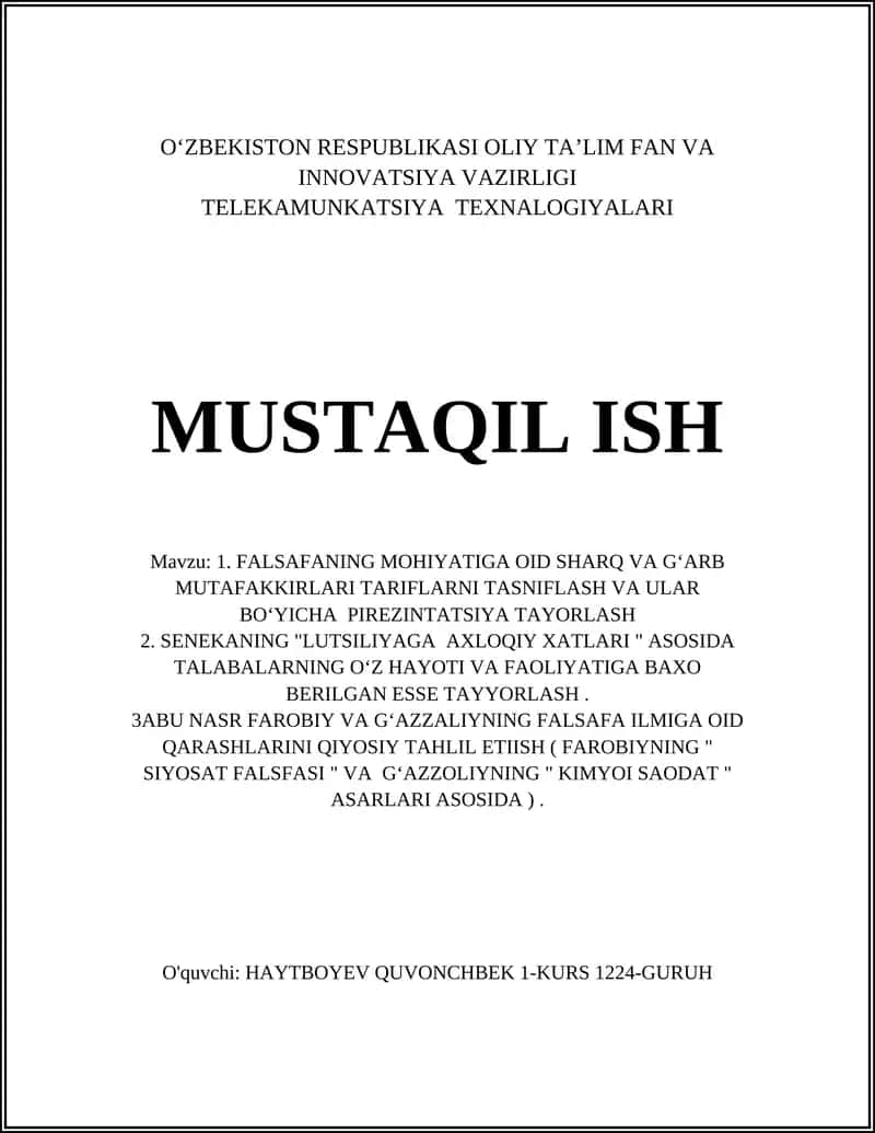 Sharq va G‘arb mutafakkirlarining falsafa ta’rifi