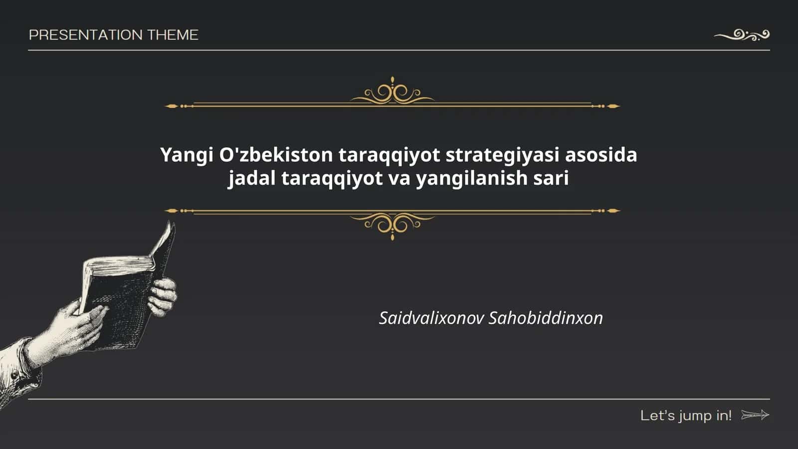 Yangi O'zbekiston Taraqqiyot Strategiyasi