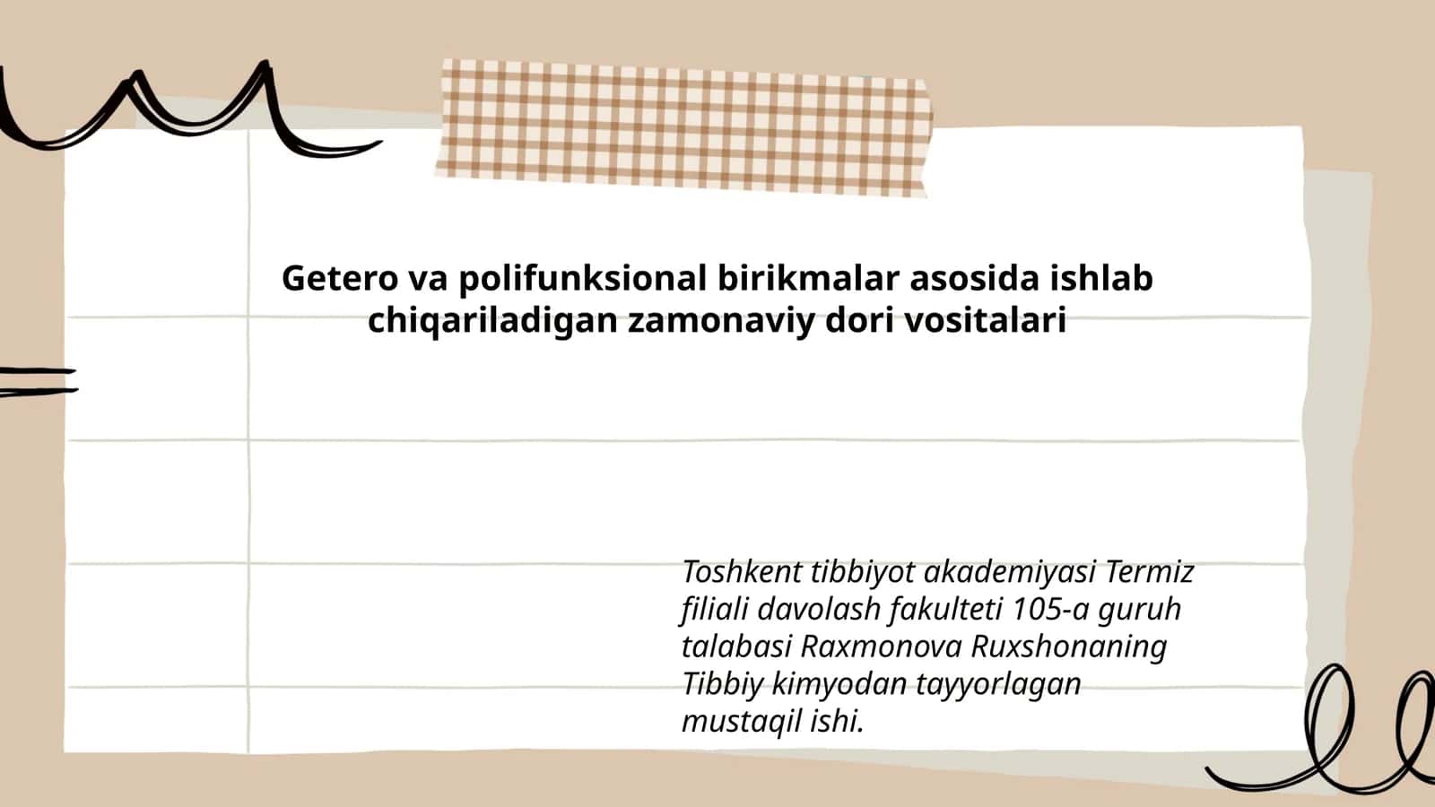 Zamonaviy dori vositalari