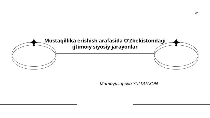 Mustaqillika erishish arafasida O'Zbekistondagi ijtimoiy siyosiy jarayonlar