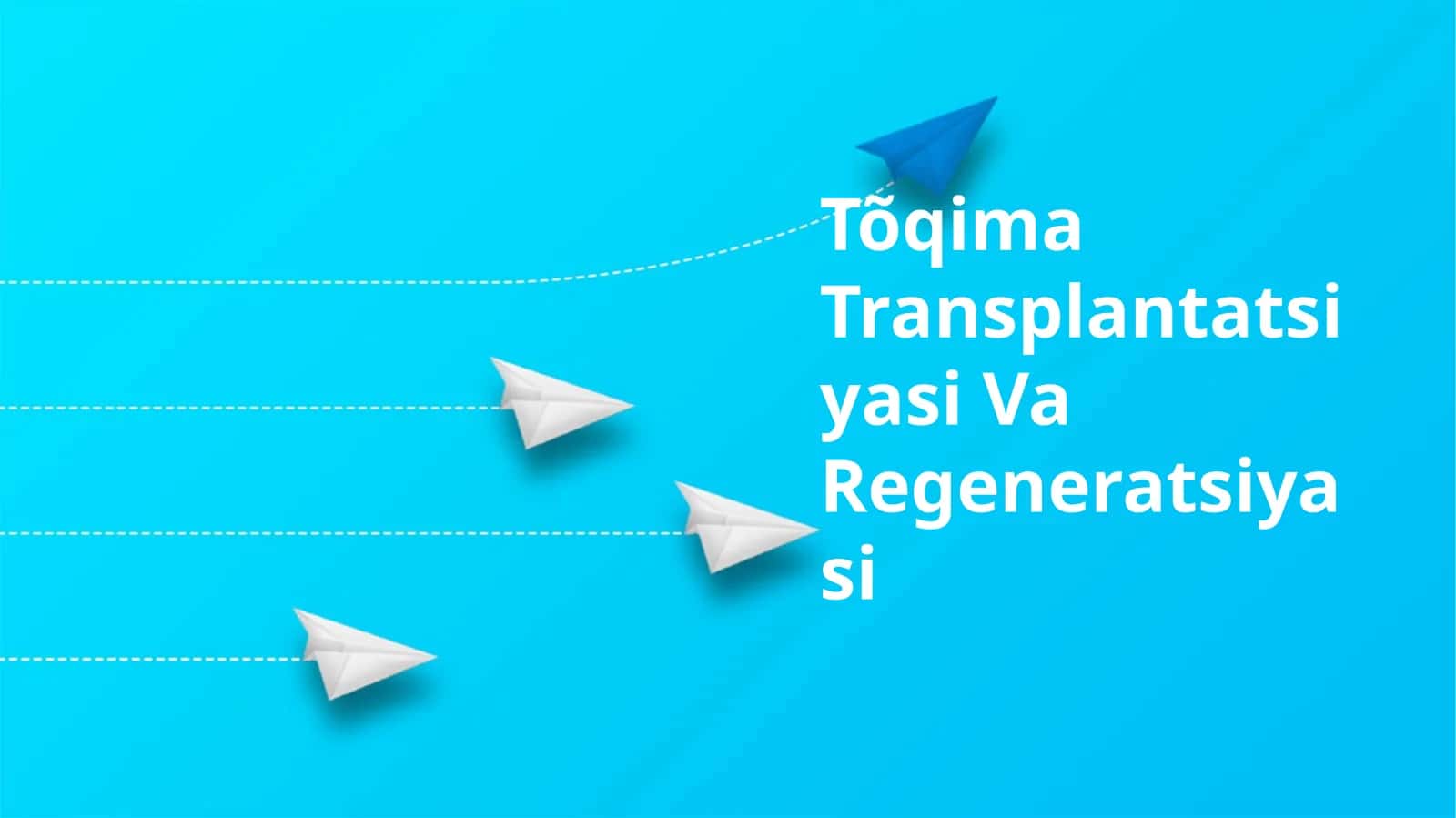Tõqima Transplantatsiyasi Va Regeneratsiyasi