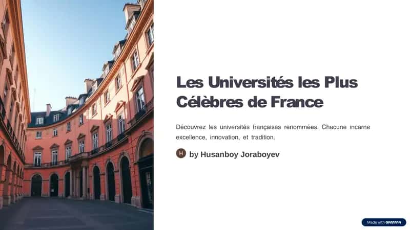 L'Université de la Sorbonne