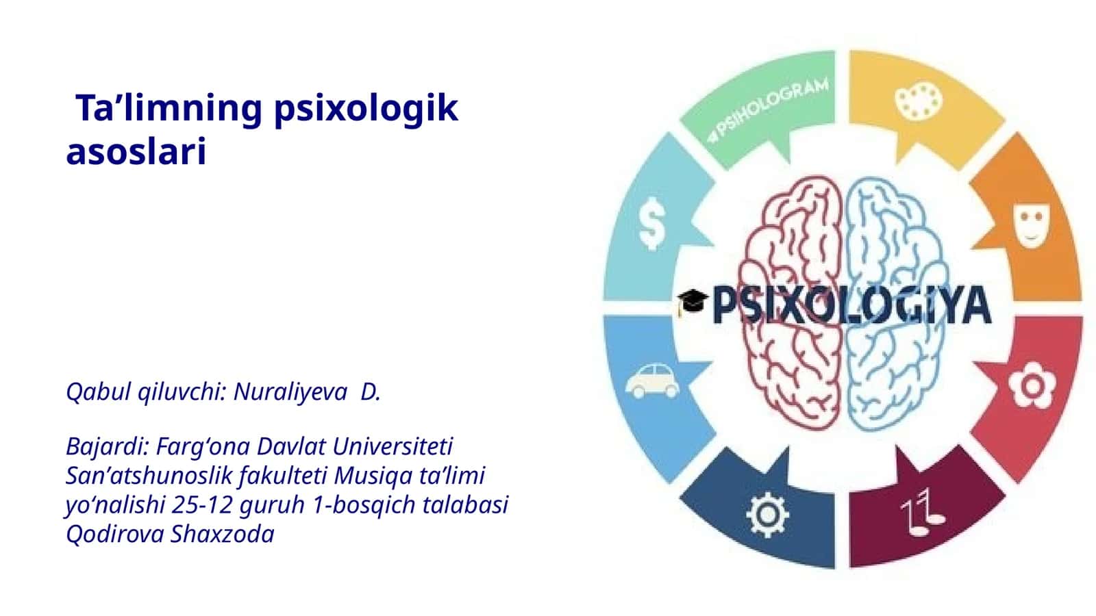 Taʼlimning psixologik asoslari