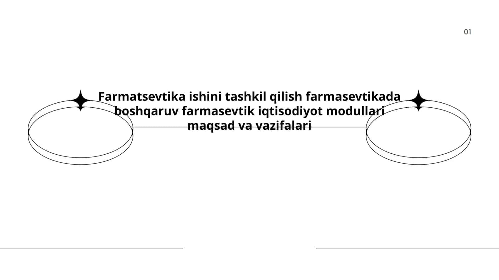 Farmatsevtika ishini tashkil qilish farmasevtikada boshqaruv farmasevtik iqtisodiyot modullari maqsad va vazifalari