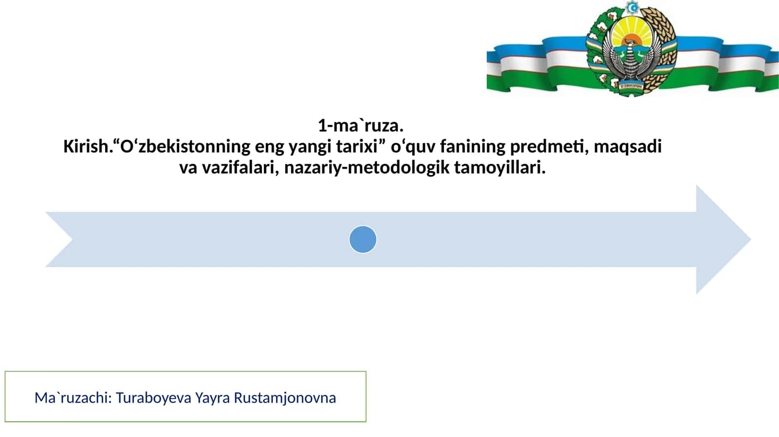 O‘zbekistonning yangi tarixini tayyorlash va nashr qilish