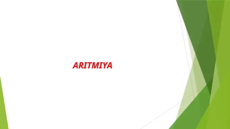 Aritmiya