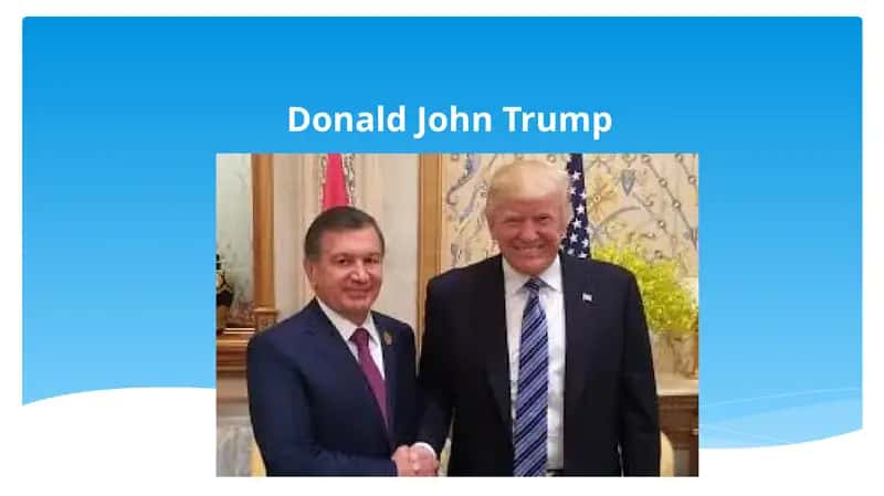 Donald John Trump