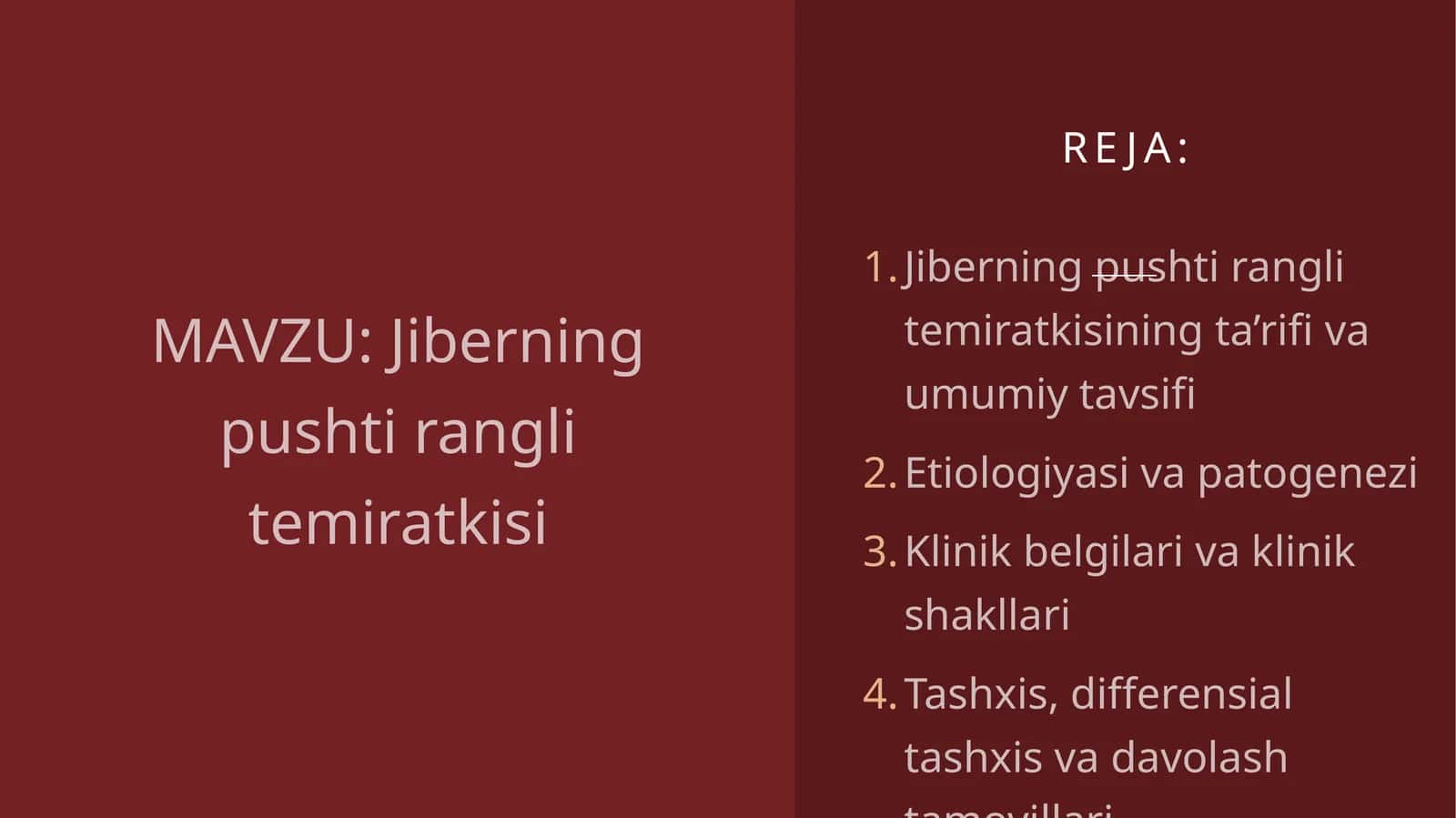 Jiberning pushtirangli temiratkisi
