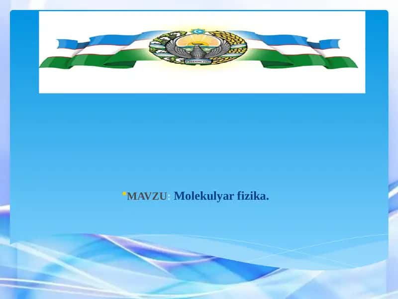 Molekulyar fizika