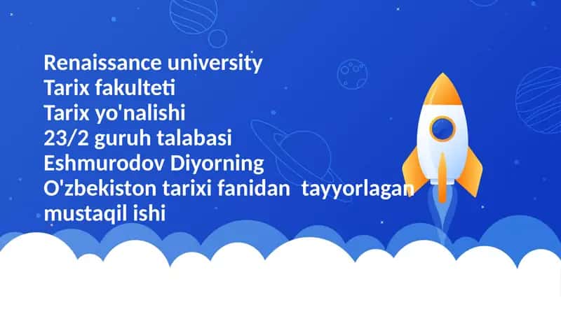 O‘zbekiston xududida urug‘chilik jamoasining shakllanishi