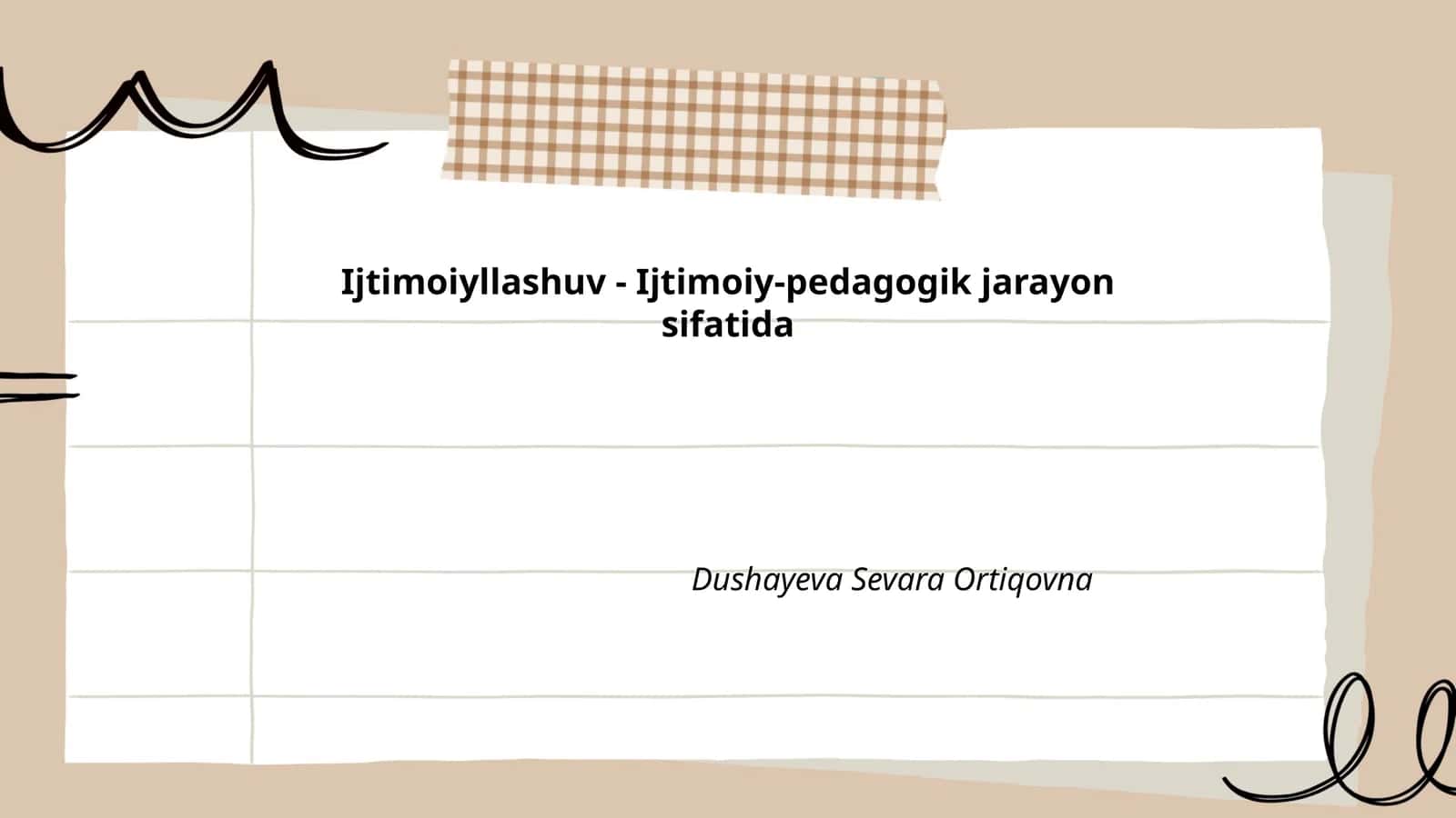 Ijtimoiyllashuv - Ijtimoiy-pedagogik jarayon sifatida