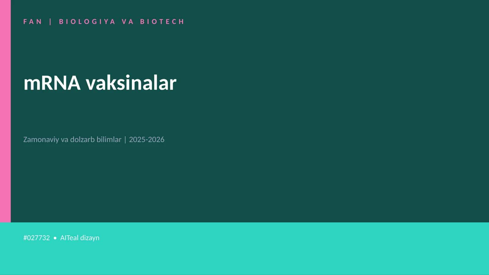 mRNA vaksinalar