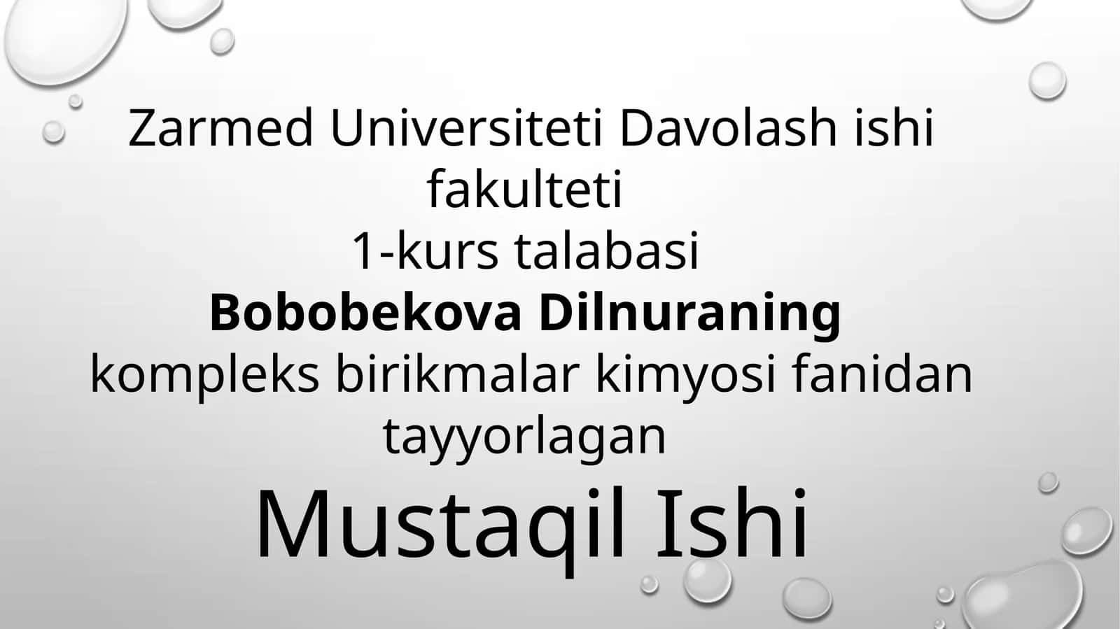 Kompleks Birikmalar Kimyosi